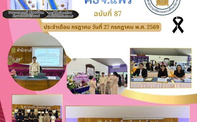 ศธจ.แพร่ จัดกิจกรรมการคัดเลือกวิธีปฏิบัติที่เป็นเลิศ(Best Practices)ในการพัฒนาเด็กปฐมวัยด้านผู้บริหาร ครูผู้สอนและศึกษานิเทศก์ ระดับจังหวัด